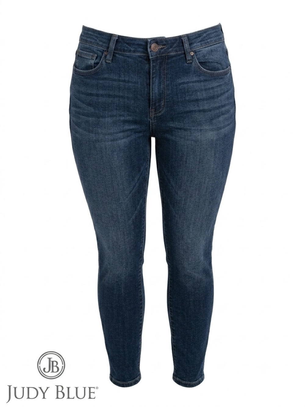 Judy Blue High Rise Dark Wash Skinny Jeans Size 15 / 32 Stretchy Denim JB82253DK